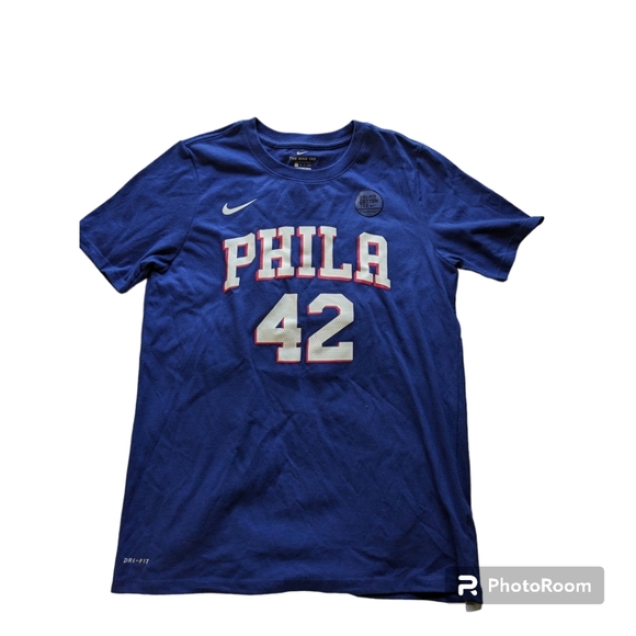 Nike Al Horford Royal Philadelphia 76ers T-shirt, Youths Nike, Size L - Picture 5 of 10